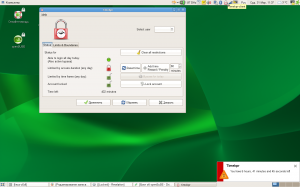 пример работы timekpr